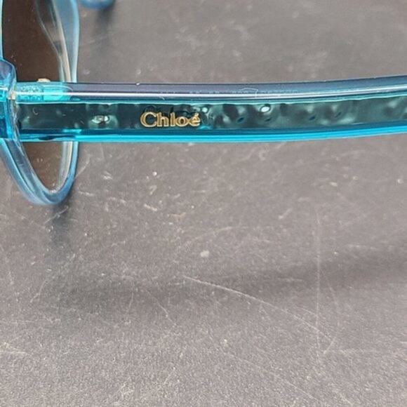 Chloe Azure Round Sunglasses 52mm Frame main image 8